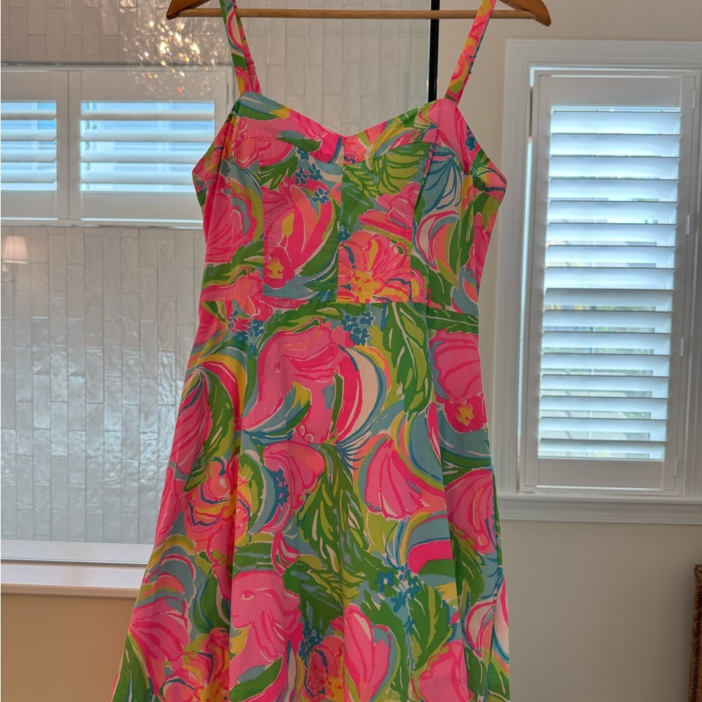 Lilly Pulitzer Pink and Blue Dress